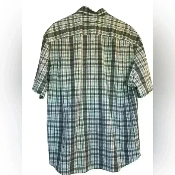 Duluth Trading Co Men’s Short Sleeved Button Up Shirt Size Large Lightweight - Picture 5 of 8